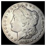 1904-S Silver Morgan Dollar LIGHTLY CIRCULATED