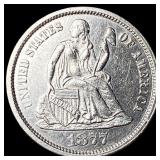 1877-CC Silver Seated Liberty Dime  UNCIRCULATED
