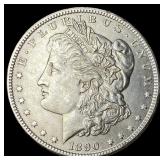 1890 Morgan Silver Dollar CLOSELY UNCIRCULATED