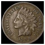 1909 Indian Head Cent NEARLY UNCIRCULATED