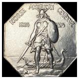 1925 Silver Norse American Centennial Medal UNCIRC