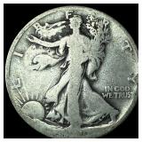 1917-D Walking Liberty Half Dollar NICELY CIRCULAT