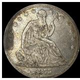1875 Seated Liberty Half Dollar NICELY CIRCULATED