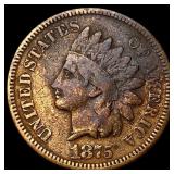 1875 Indian Head Cent NICELY CIRCULATED
