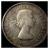 1964 Canada Silver Dollar Charlottetown CLOSELY UN