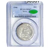 1946 Iowa Half Dollar PCGS MS67