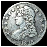 1833 Capped Bust Half Dollar NEARLY UNCIRCULATED