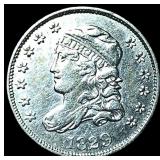 1829 Capped Bust Silver Half Dime CLOSELY UNCIRCUL