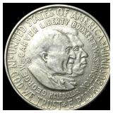 1952 Silver Half Dollar Booker T. Washington-Carve