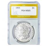 1903 Morgan Silver Dollar PGA MS65