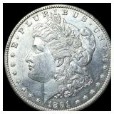 1891-S Silver Morgan Dollar CLOSELY UNCIRCULATED