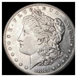 1884-S Silver Morgan Dollar CLOSELY UNCIRCULATED