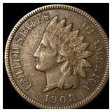 1908-S Indian Head Cent NEARLY UNCIRCULATED