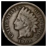 1908-S Indian Head Cent LIGHTLY CIRCULATED