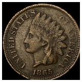 1865 Indian Head Cent NEARLY UNCIRCULATED