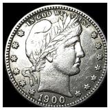 1900 Barber Quarter CLOSELY UNCIRCULATED