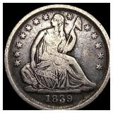 1839-O Silver Half Dime LIGHTLY CIRCULATED