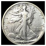 1917-S Silver Walking Liberty Half Dollar NEARLY U