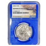 1858-O Seated Liberty Half Dollar NGC UNC