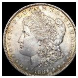 1881-S Silver Morgan Dollar CHOICE BU