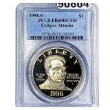 1998-S $1 Crispus Attucks PCGS PR69 DCAM