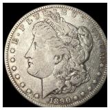 1890-CC Morgan Silver Dollar LIGHTLY CIRCULATED
