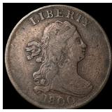 1800 Draped Bust Half Cent LIGHTLY CIRCULATED