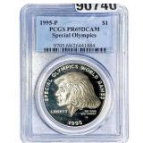 1995 $1 Special Olympics PCGS PR69 DCAM