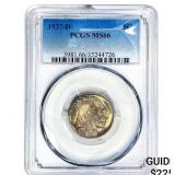 1937-D Buffalo Nickel PCGS MS66