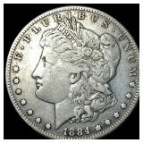 1884-S Silver Morgan Dollar NEARLY UNCIRCULATED