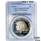 1995 $1 Special Olympics PCGS PR69 DCAM