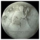 1840 Seated Liberty Quarter NICELY CIRCULATED