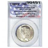 1970-D Kennedy Half Dollar ANACS BU