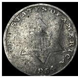 1854 Silver Three-Cent Piece NICELY CIRCULATED