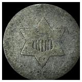 1852 Silver Three-Cent Piece (Trime) NICELY CIRCUL