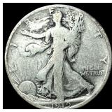 1919-D Silver Half Dollar Walking Liberty LIGHTLY