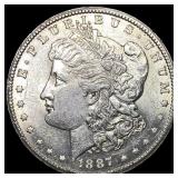 1887-S Silver Morgan Dollar CLOSELY UNCIRCULATED