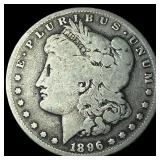 1896-S Silver Morgan Dollar NICELY CIRCULATED
