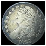 1823 Capped Bust Half Dollar ABOUT UNCIRCULATED