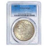 1883 Morgan Silver Dollar PCGS MS62
