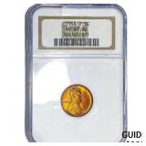 1945-D Wheat Cent NGC MS67 RD