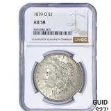 1879-O Morgan Silver Dollar NGC AU58