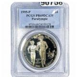 1995 $1 Paralympic PCGS PR69 DCAM