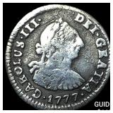1777 Potosi Silver 1/2 Real
