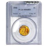 1944 Wheat Cent PCGS MS66 RD