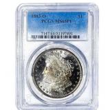 1883-O Morgan Silver Dollar PCGS MS65 PL