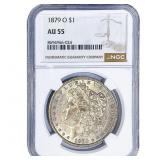 1879-O Morgan Silver Dollar NGC AU55