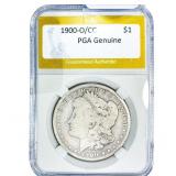 1900-O/CC Morgan Silver Dollar PGA Genuine