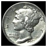 1941 Mercury Dime CLOSELY UNCIRCULATED