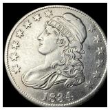 1834 Capped Bust Half Dollar NEARLY  UNCIRCULATED
